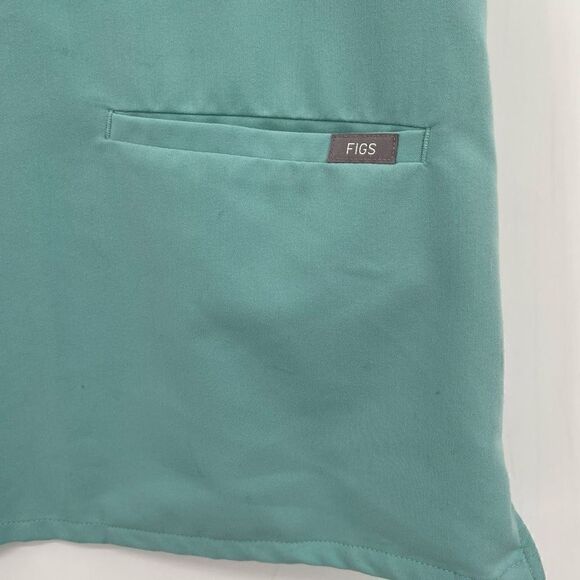 Figs Mint Green Technical Collection Classic Fit Casma Scrub Top - Picture 2 of 4